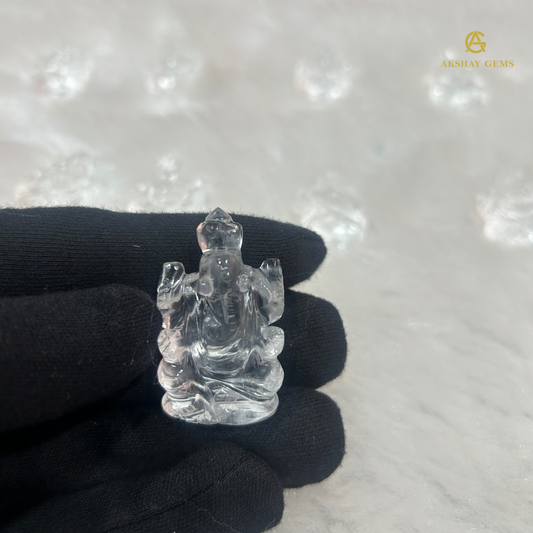 Clear Quartz Ganesh ji