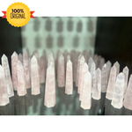 Load image into Gallery viewer, Rose Quartz Crystal Tower  Wand