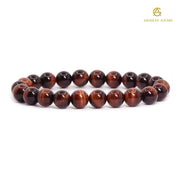 Natural Red Tiger Eye Bracelet - Akshay Gems