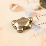 Load image into Gallery viewer, Golden Pyrite Turtle (Coated Hematite) – Vastu Decor &amp; Good Luck Symbol

