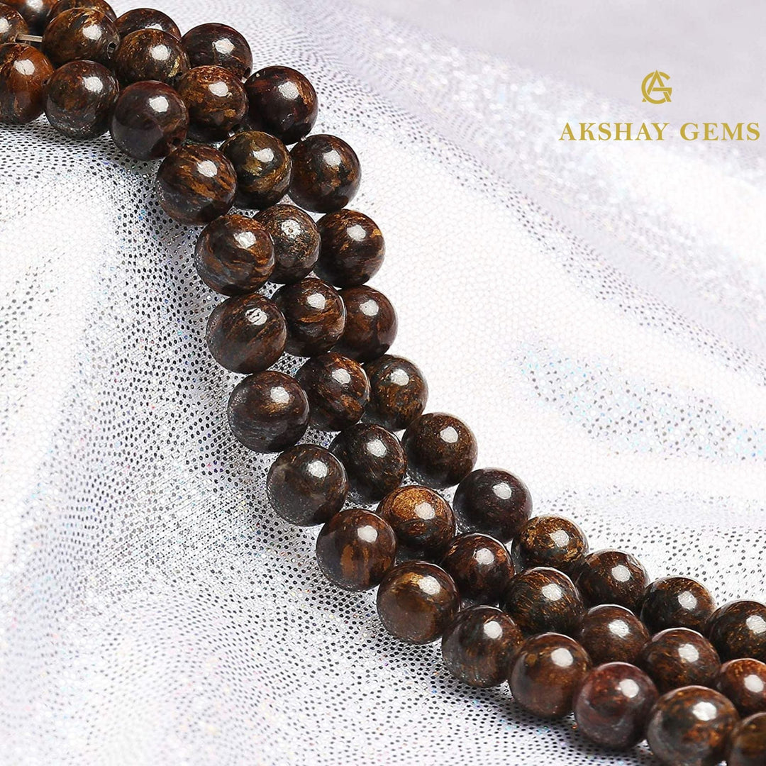 Natural Bronzite String