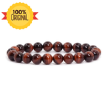 Load image into Gallery viewer, Natural Red Tiger Eye Bracelet