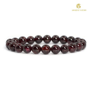 Natural Red Garnet Bracelet - Akshay Gems