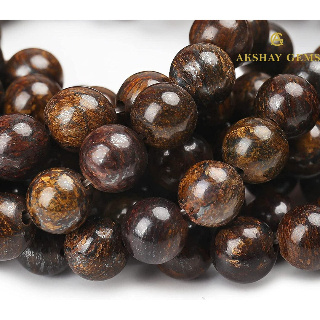 Natural Bronzite String