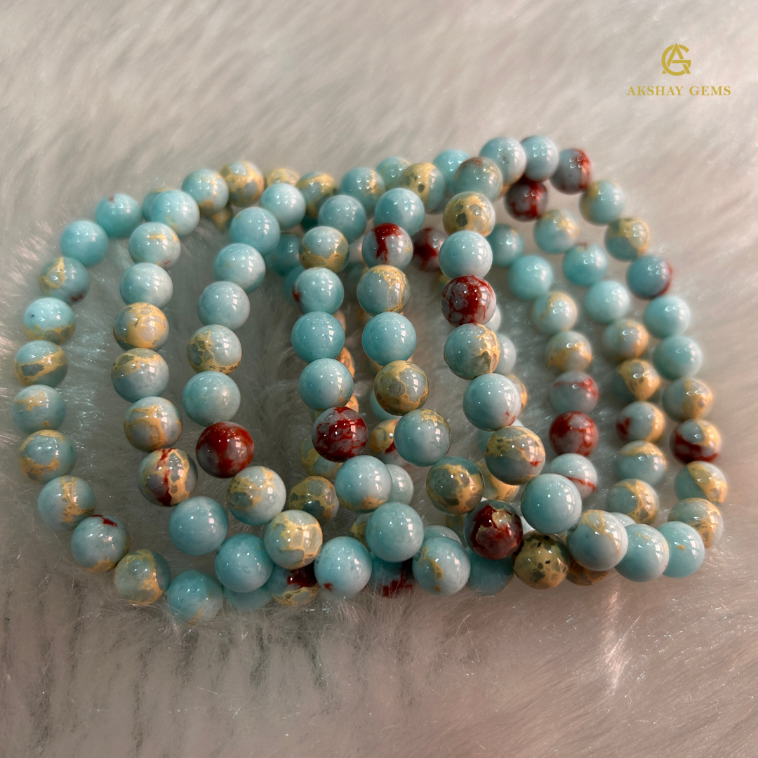 Natural Copper Turquoise Bracelet