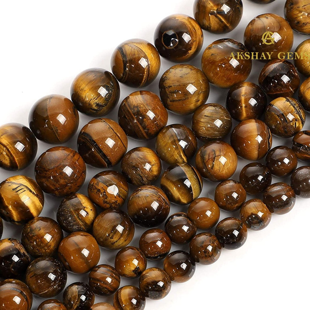Natural Yellow Tiger Eye String