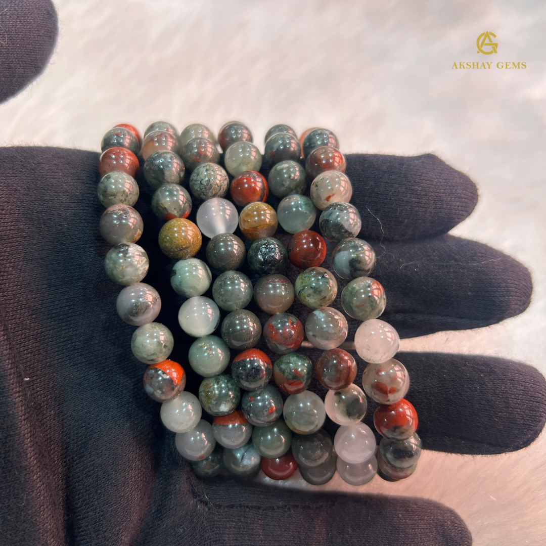 African Bloodstone Bracelet