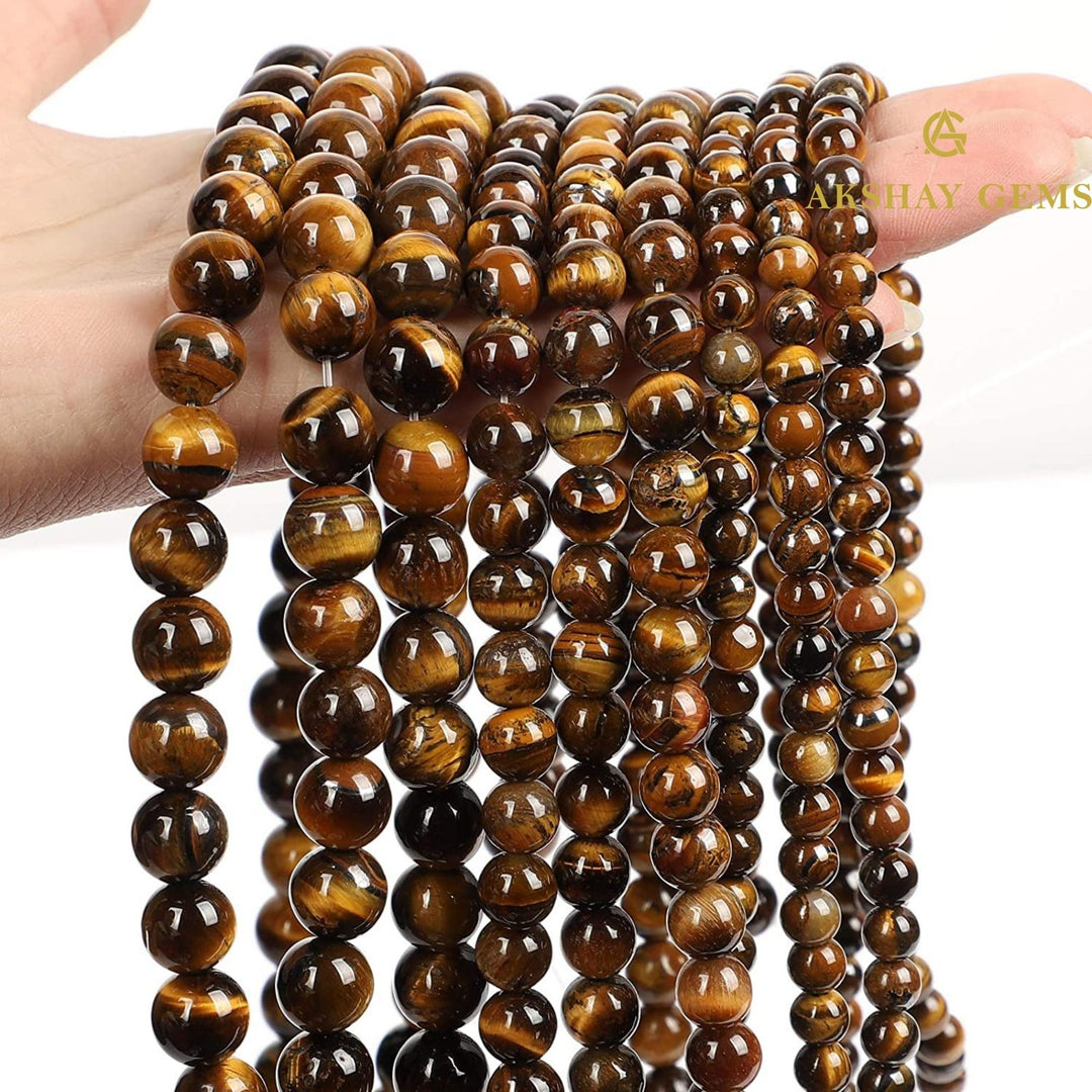 Natural Yellow Tiger Eye String