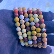Natural Mookaite jasper Bracelet - Akshay Gems