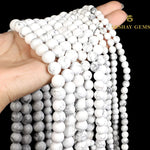Load image into Gallery viewer, Natural White Howlite String
