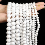 Load image into Gallery viewer, Natural White Howlite String
