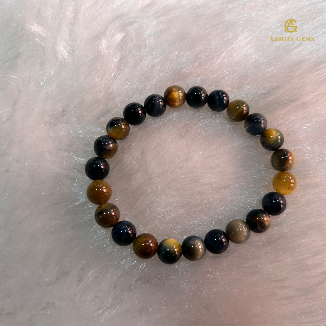 Golden Blue Tiger Eye Bracelet