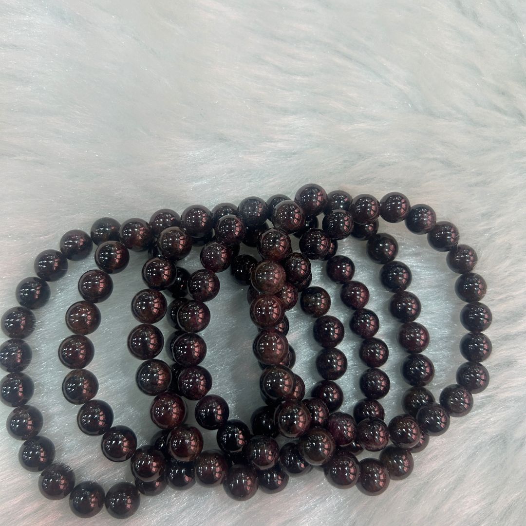 Natural Red Garnet Bracelet