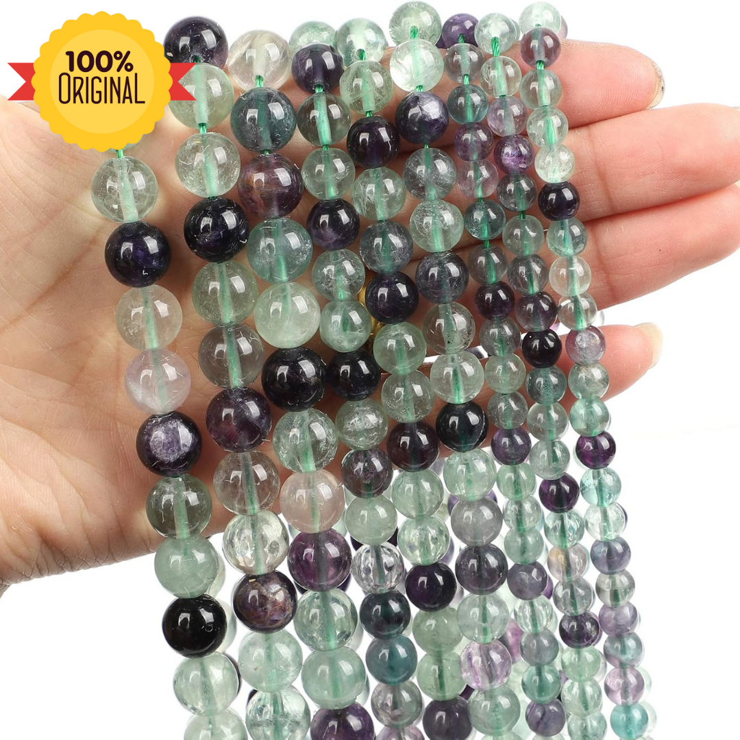 പ്രകൃതിദത്ത മൾട്ടി ഫ്ലൂറൈറ്റ് സ്ട്രിംഗ്