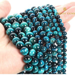 Load image into Gallery viewer, Royal Blue Tiger Eye String
