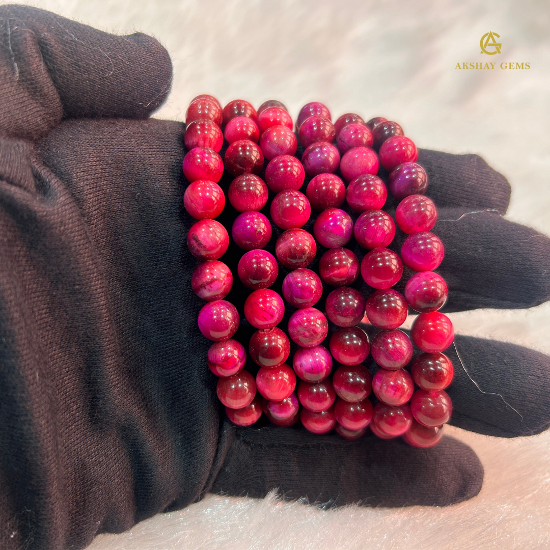 Rose Tiger Eye Bracelet