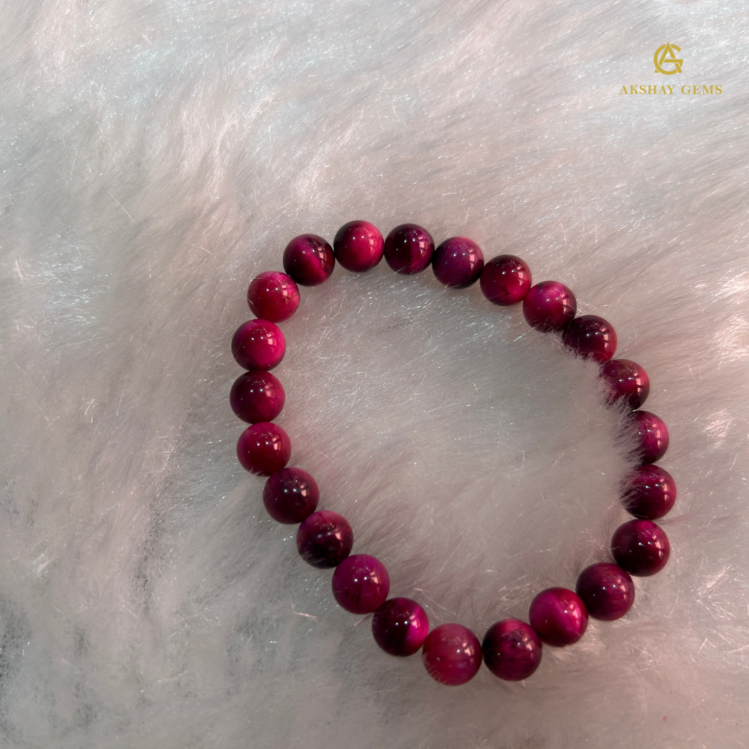 Rose Tiger Eye Bracelet