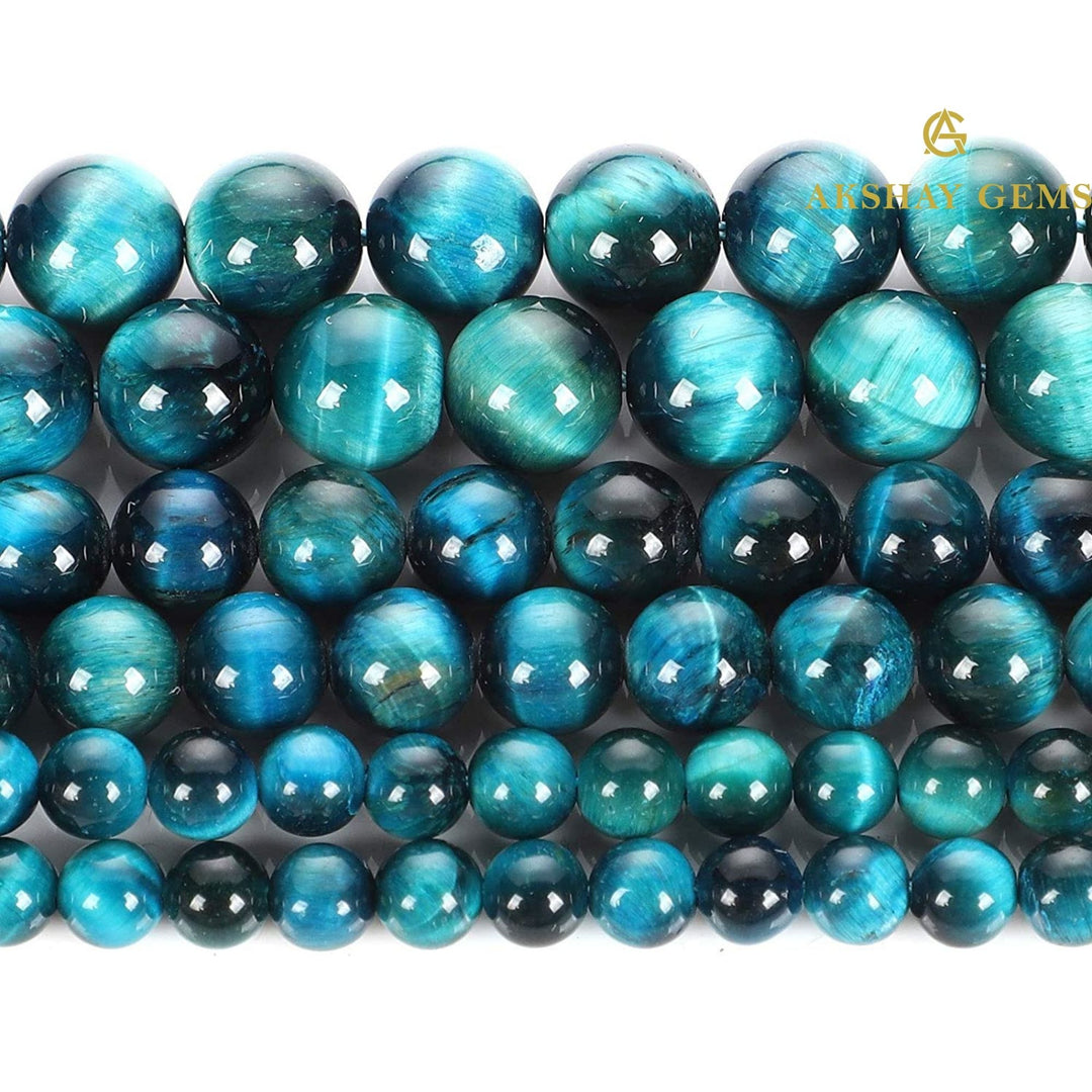 Royal Blue Tiger Eye String