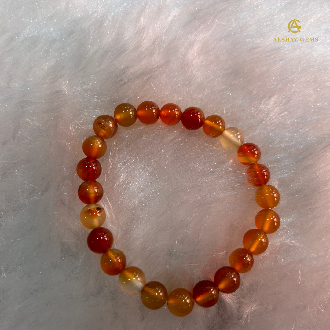 Natural Carnelian Bracelet