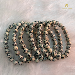 Load image into Gallery viewer, Natural Dalmation Jasper Bracelet
