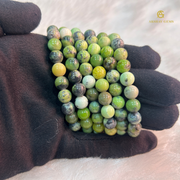 Natural Australian Chrysoprase Bracelet - Akshay Gems