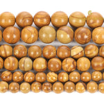 Load image into Gallery viewer, Natural Wood Jasper Round Beads Healing Gemstone Loose Beads
