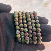Natural Dragon Bloodstone Bracelet - Akshay Gems