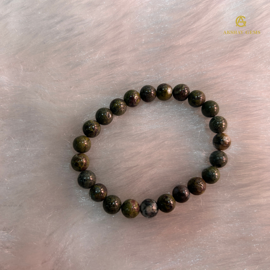 Dragon Bloodstone Bracelet