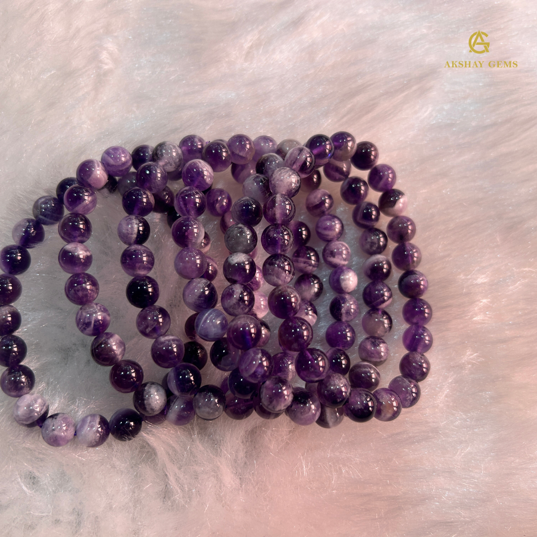 CHEVRON AMETHYST BRACELET