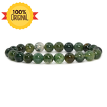 Load image into Gallery viewer, Natural Moss Agate Bracelet