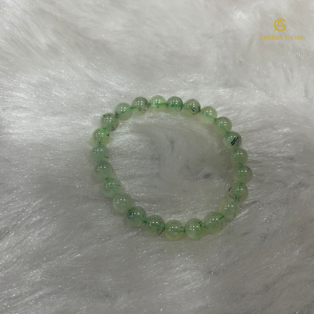 Natural Prehnite Bracelet