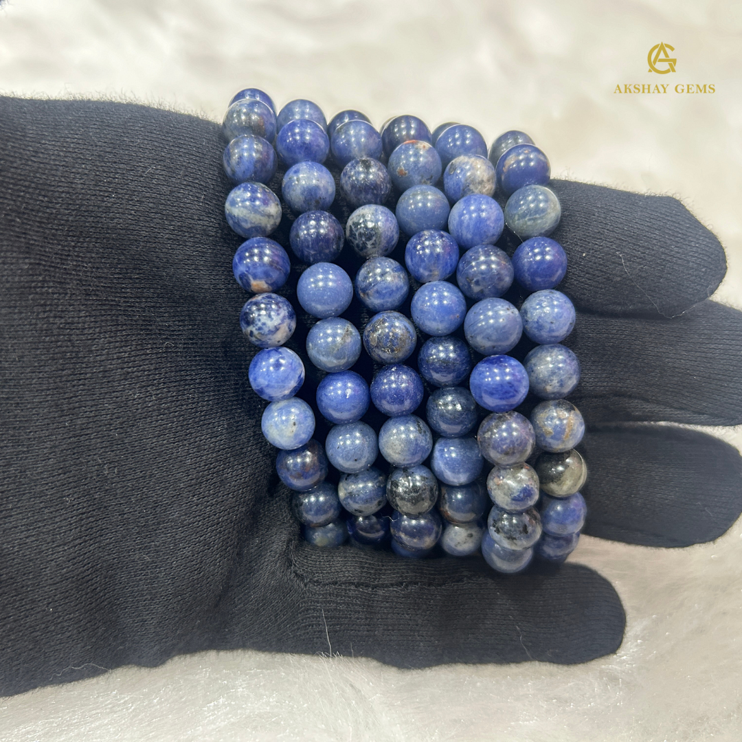 Natural Blue Sodalite Bracelet