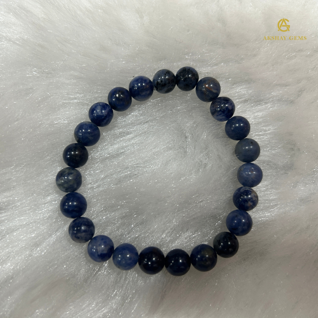 Natural Blue Sodalite Bracelet