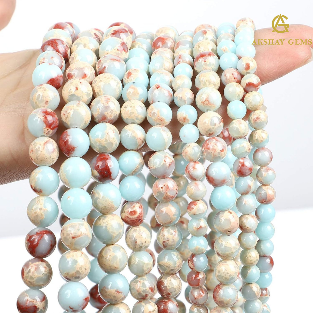 Natural Imperial Jasper String