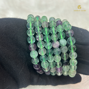Natural Multi Fluorite Bracelet - Akshay Gems