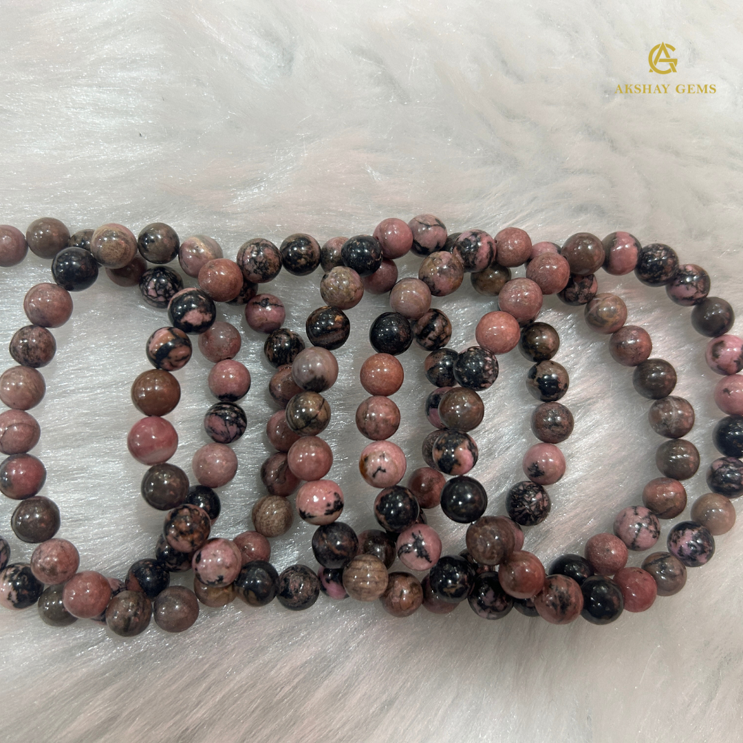 Matrix Rhodonite Bracelet