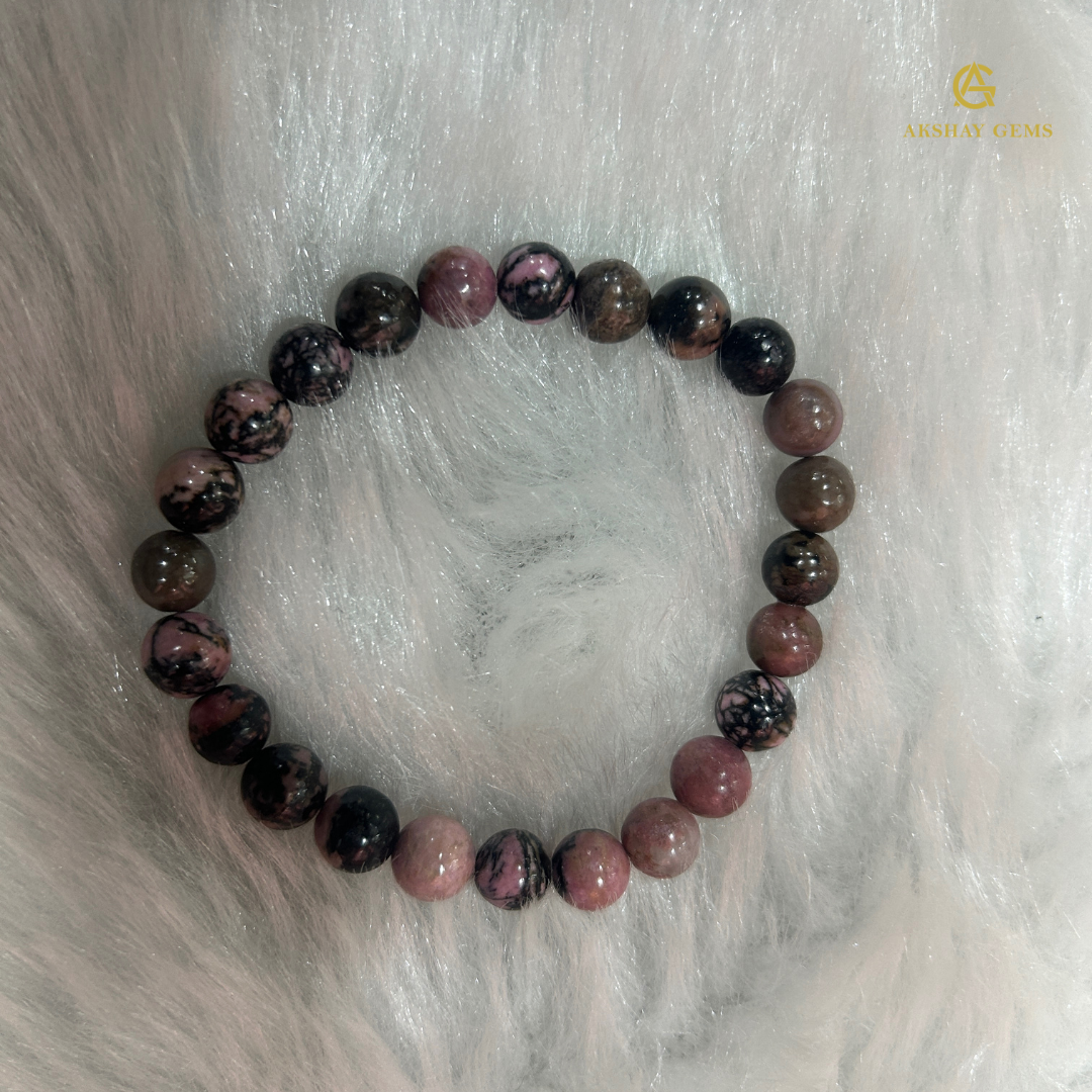 Matrix Rhodonite Bracelet