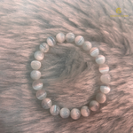 Load image into Gallery viewer, Natural Cat Eye White Selenite Bracelet
