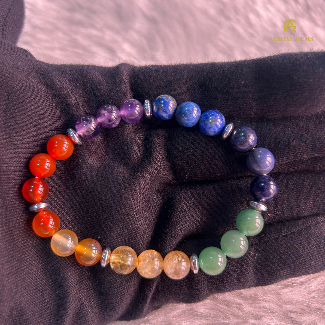 7 Chakra Stone Bracelet