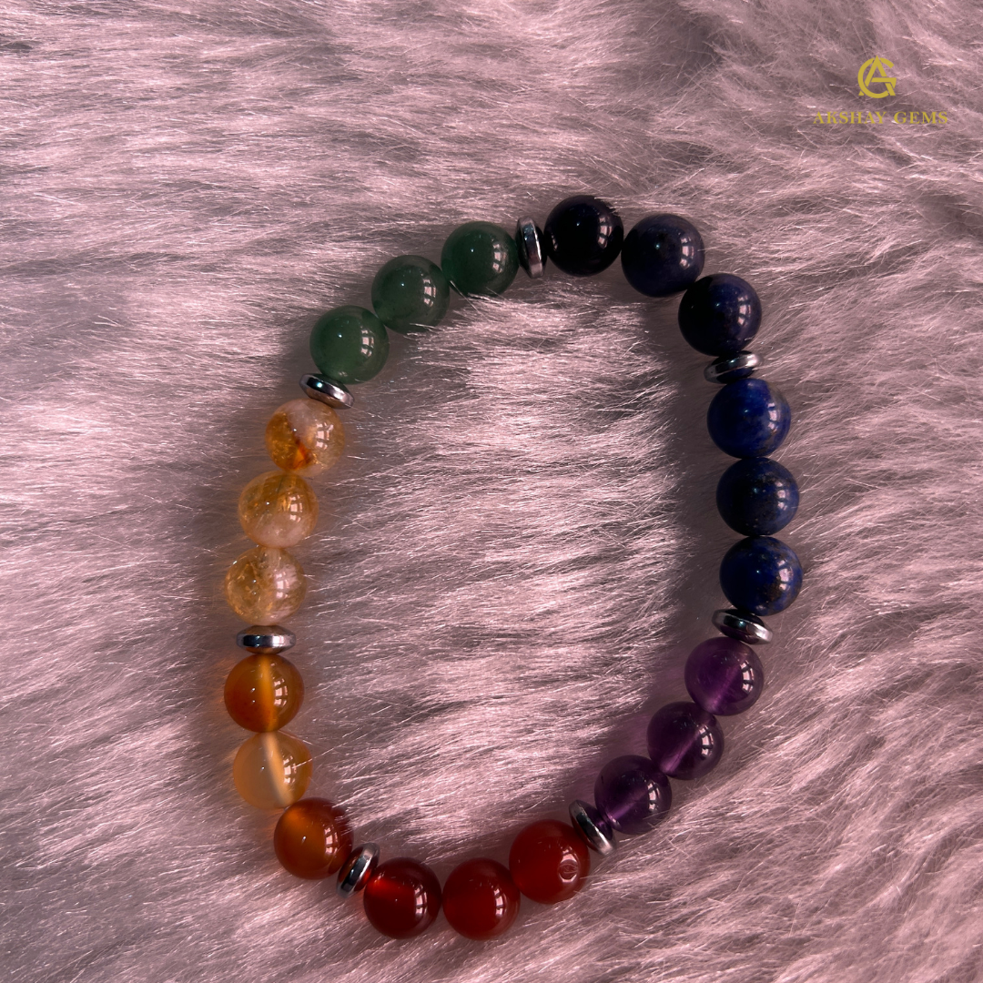 7 Chakra Stone Bracelet