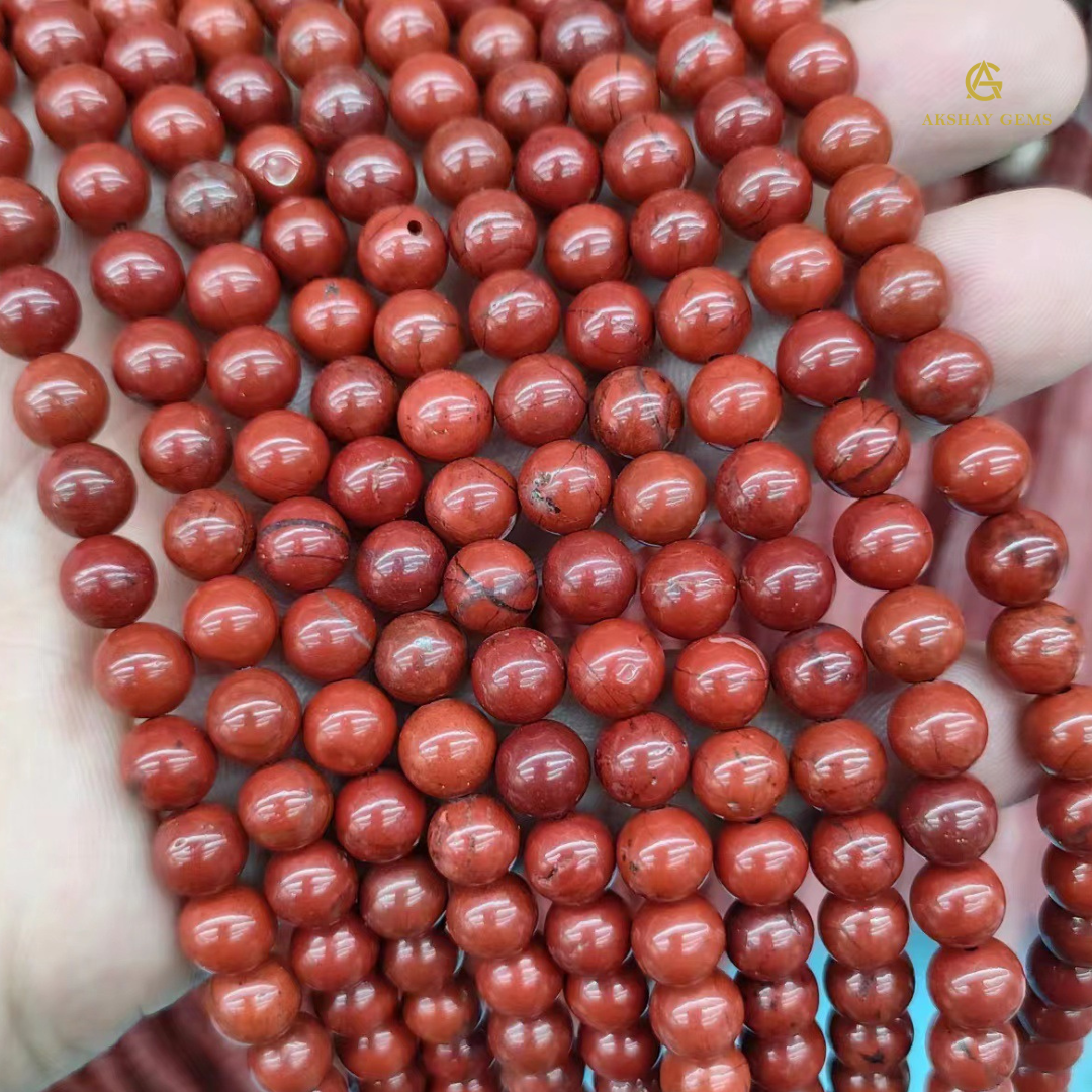 Natural Red Jasper String