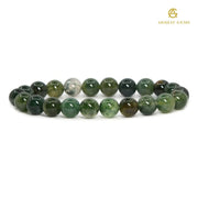 Natural Moss Agate Bracelet - Akshay Gems