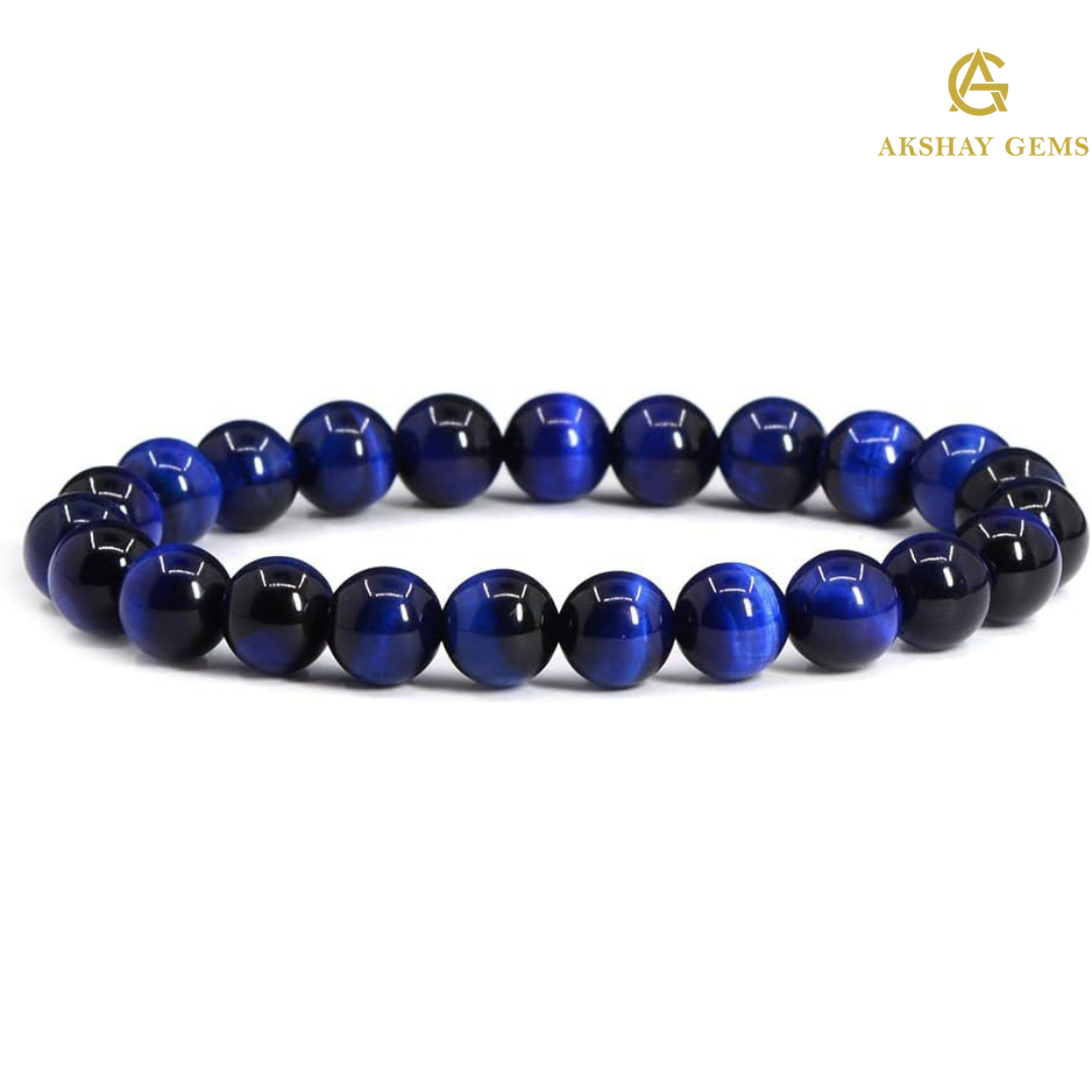 Blue tiger Eye Bracelet - Akshay Gems