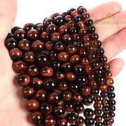 Natural Red Tiger Eye String - Akshay Gems