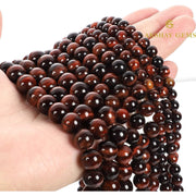 Natural Red Tiger Eye String - Akshay Gems