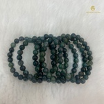 Load image into Gallery viewer, Natural Moss Agate Bracelet

