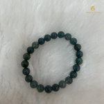 Load image into Gallery viewer, Natural Moss Agate Bracelet
