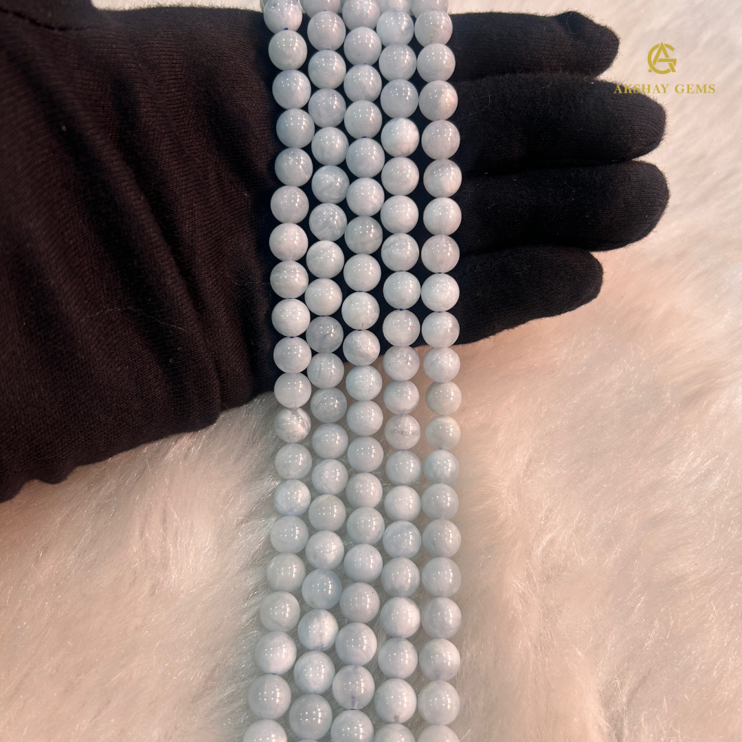 NATURAL AQUAMARINE STRING