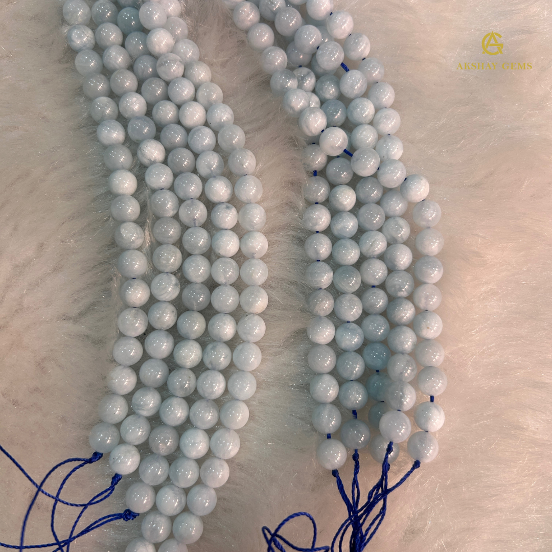 NATURAL AQUAMARINE STRING