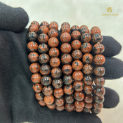 Natural Mahogany Obsidian Bracelet - Akshay Gems